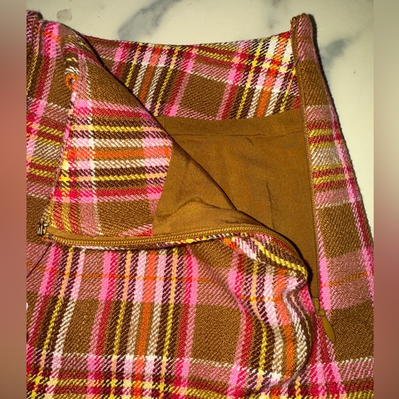 Anthropologie Maeve plaid mini skirt 2 brand new with tags - Picture 4 of 6